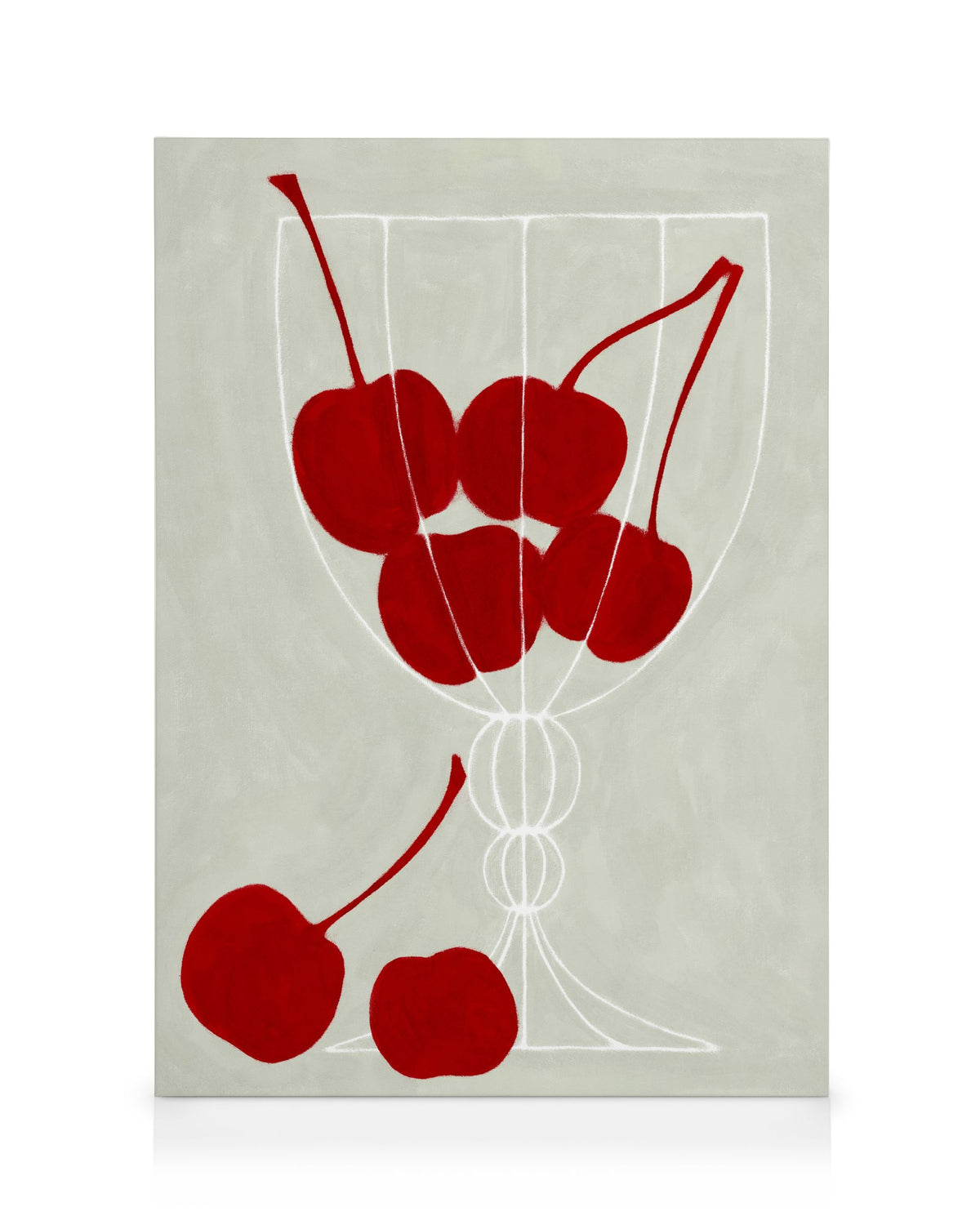 Kit Agar - Cherries Canvas print