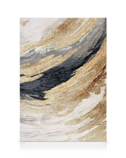 Gold Wave No2 Canvas print