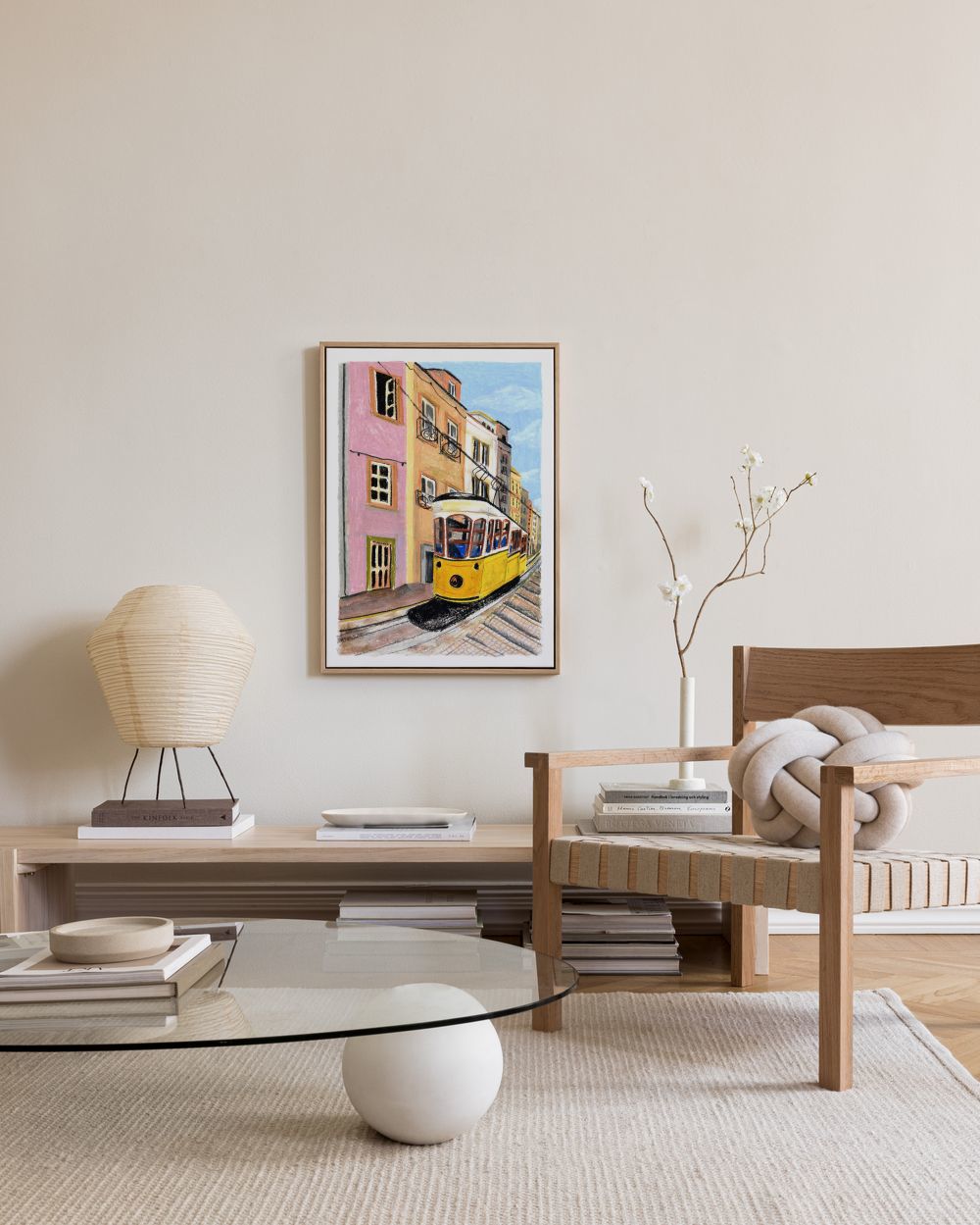 Laura Page - Pastel Lisbon Canvas print