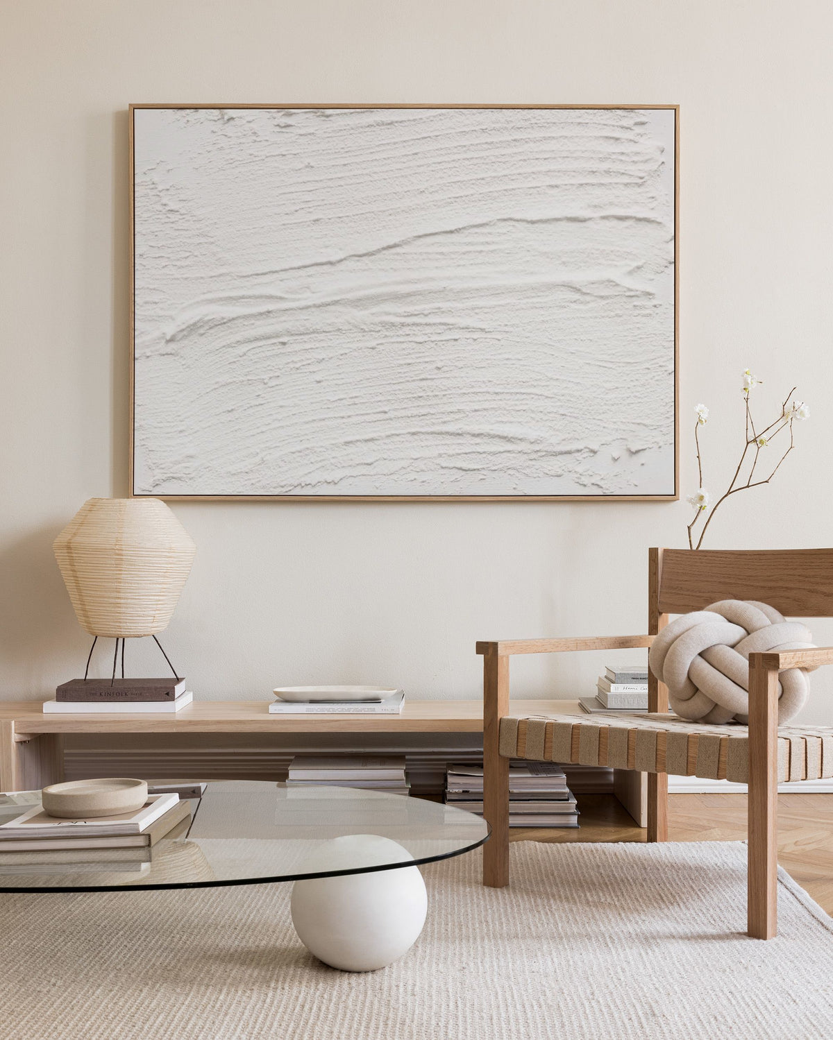 Plaster Texture Canvas print
