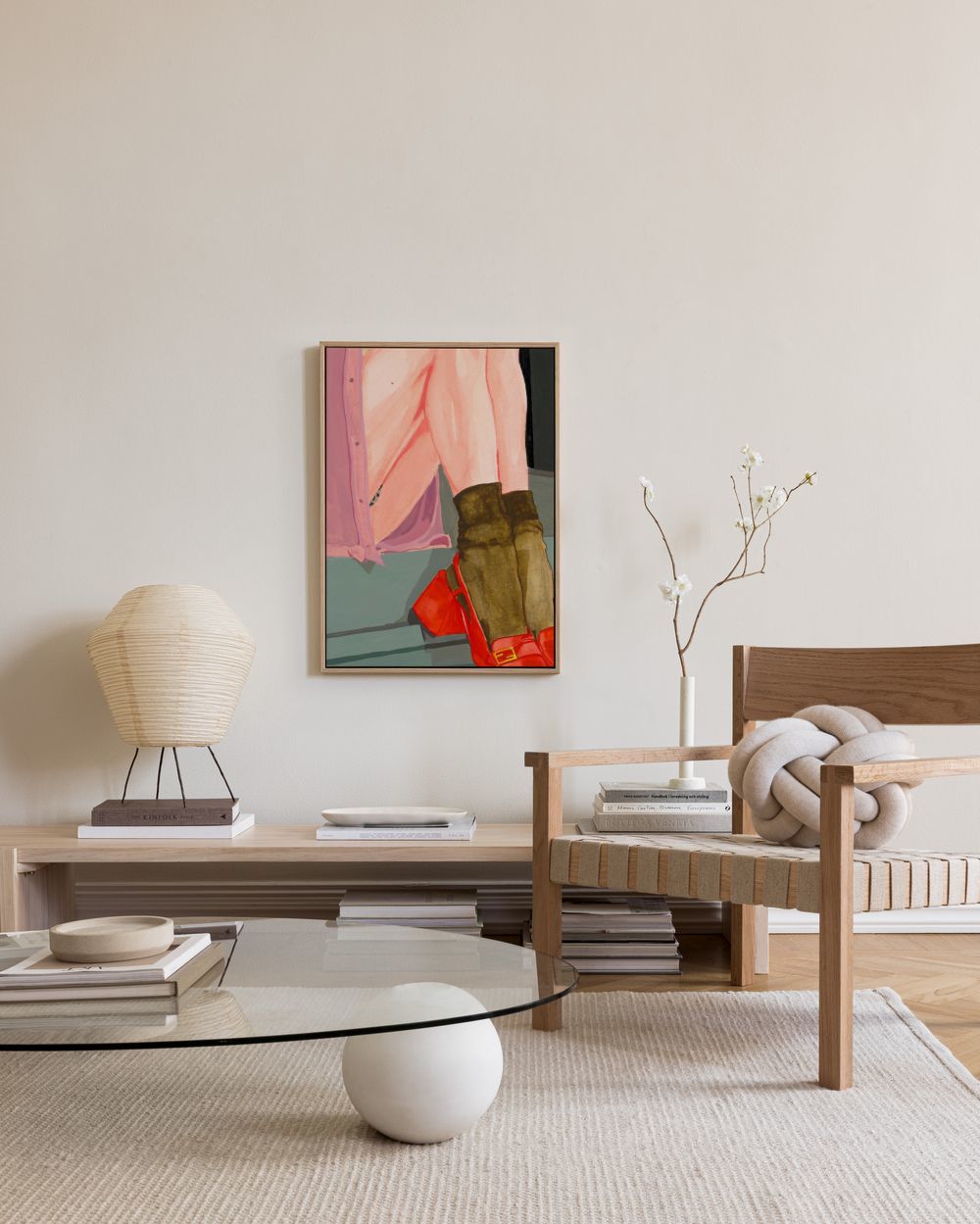 Sophia Novosel - The Waiting Girl Canvas print