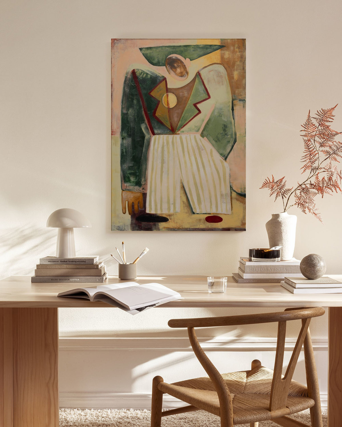 Figure in Suit Canvas print