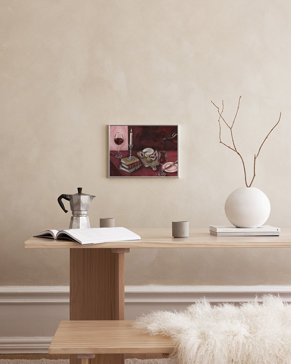 Bordeaux Table Print