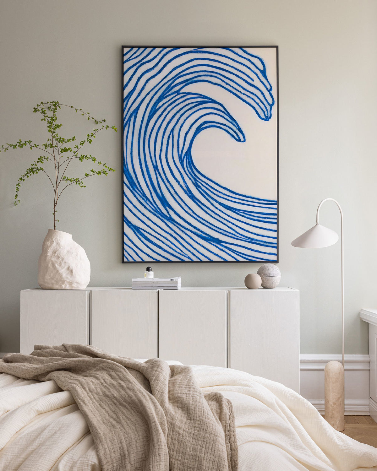 Merel Takken - Wavy Lines Canvas print