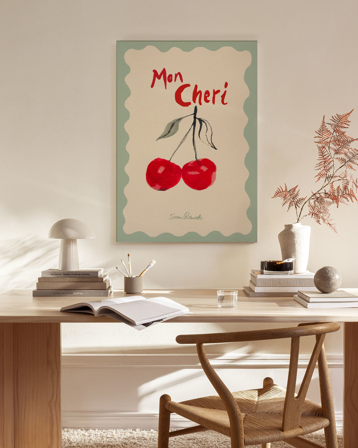 Sissan Richardt - Mon Cheri Canvas print