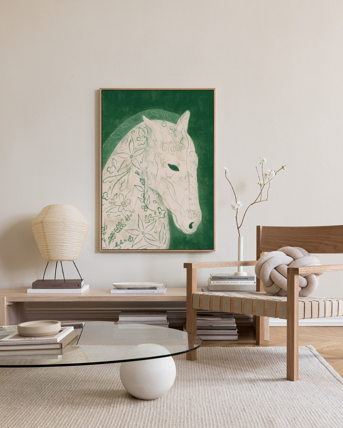 Lucrecia Rey Caro - Earth Horse Canvas print