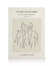 Nude Dancers No2 Canvas print