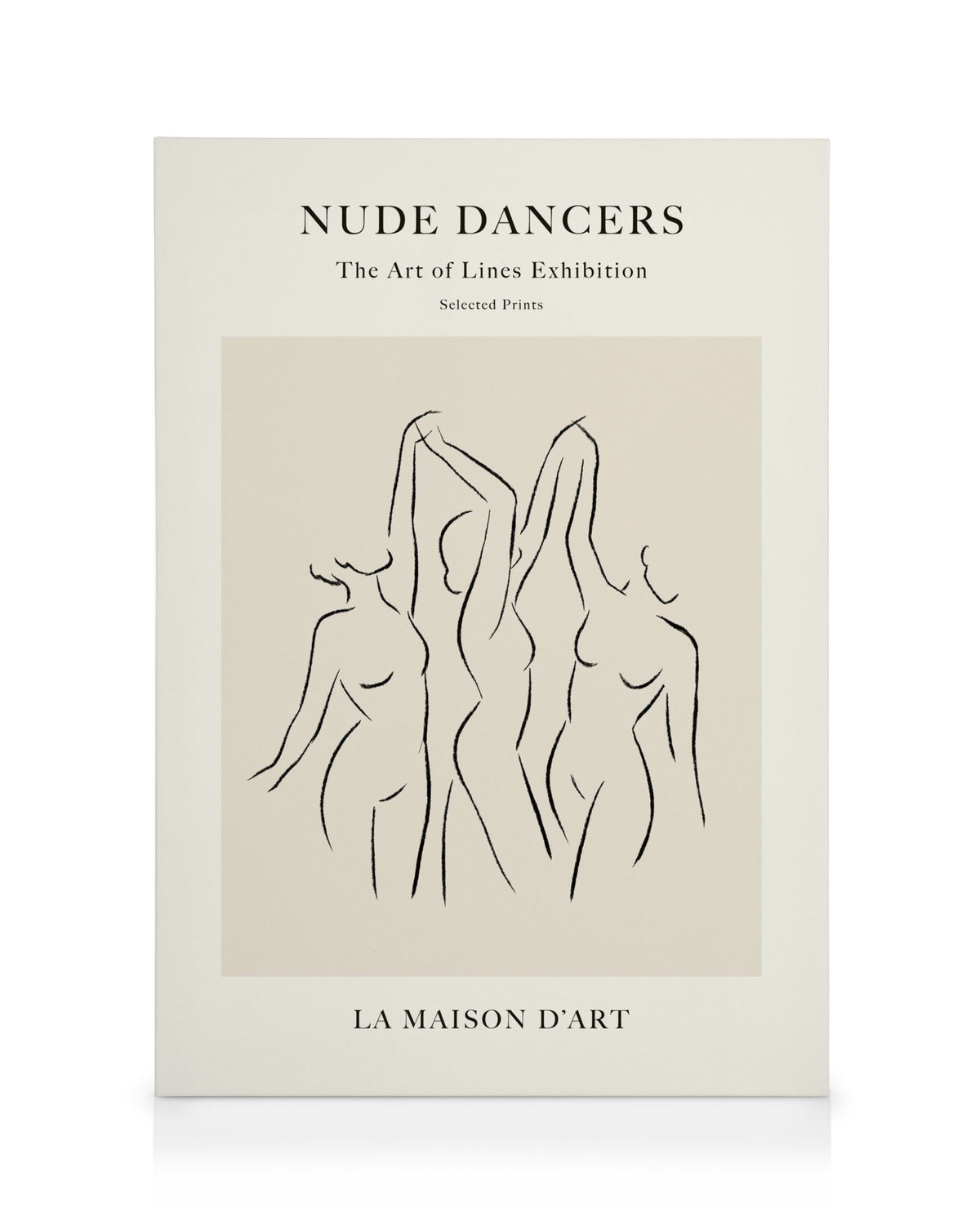 Nude Dancers No2 Canvas print