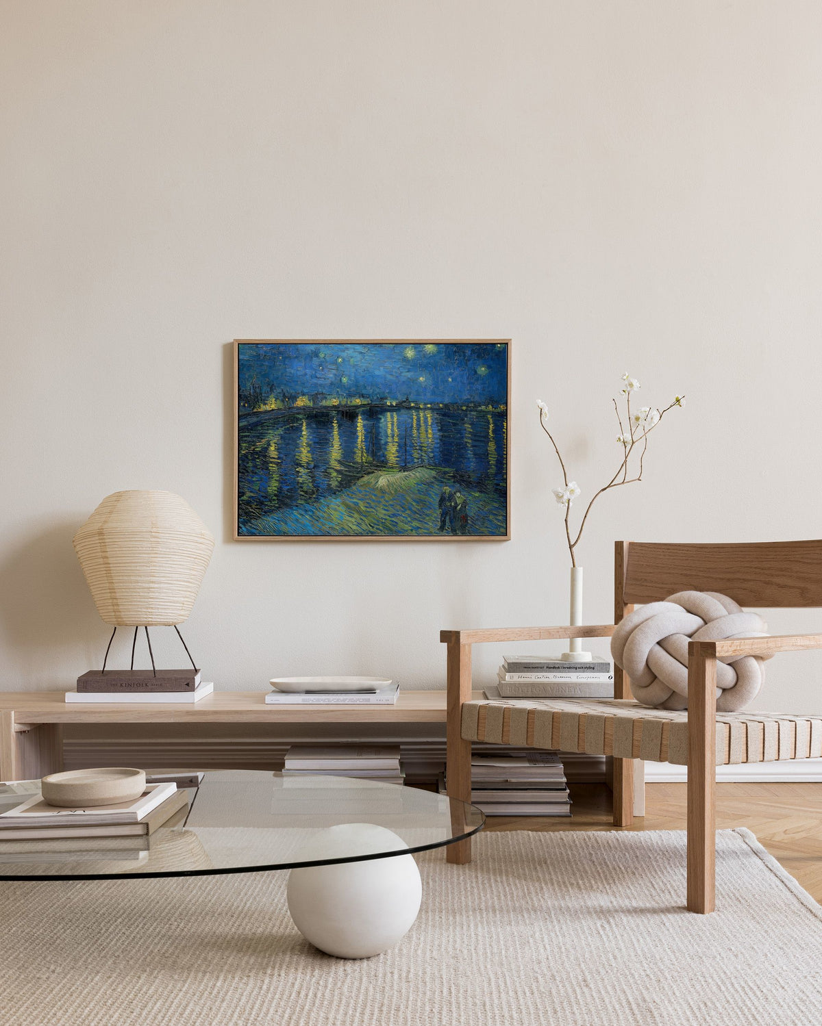 Van Gogh - Starry Night Over the Rhône Canvas print