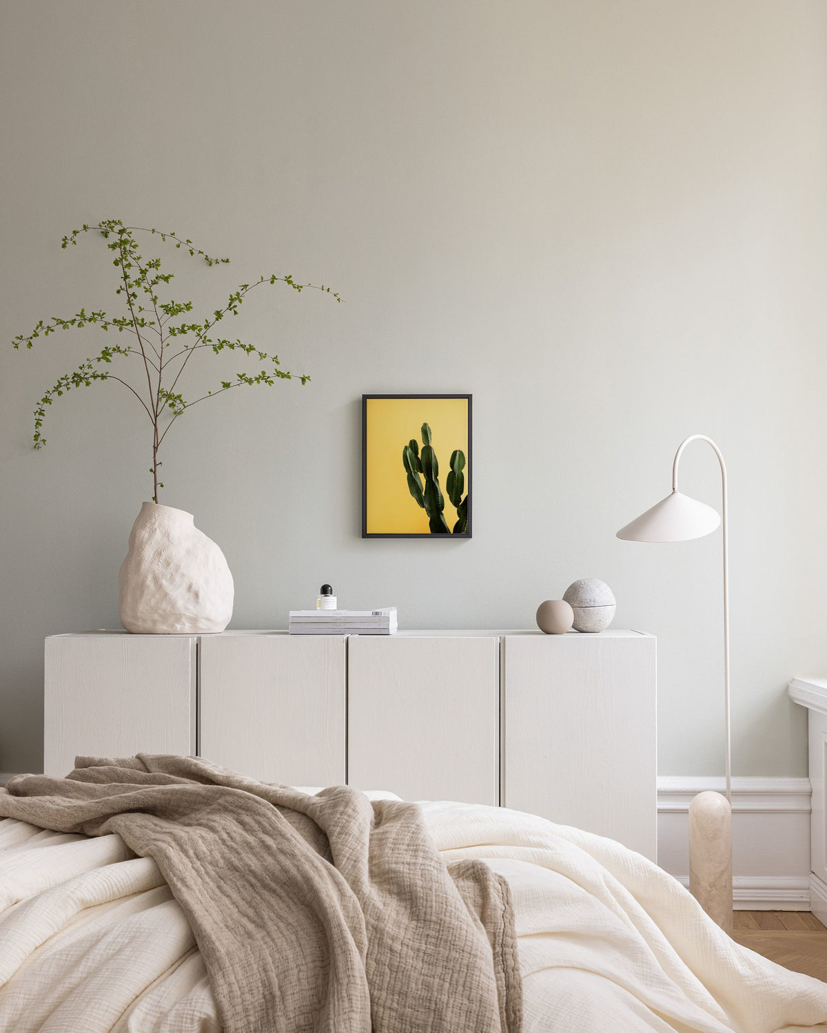Yellow Cactus Canvas print