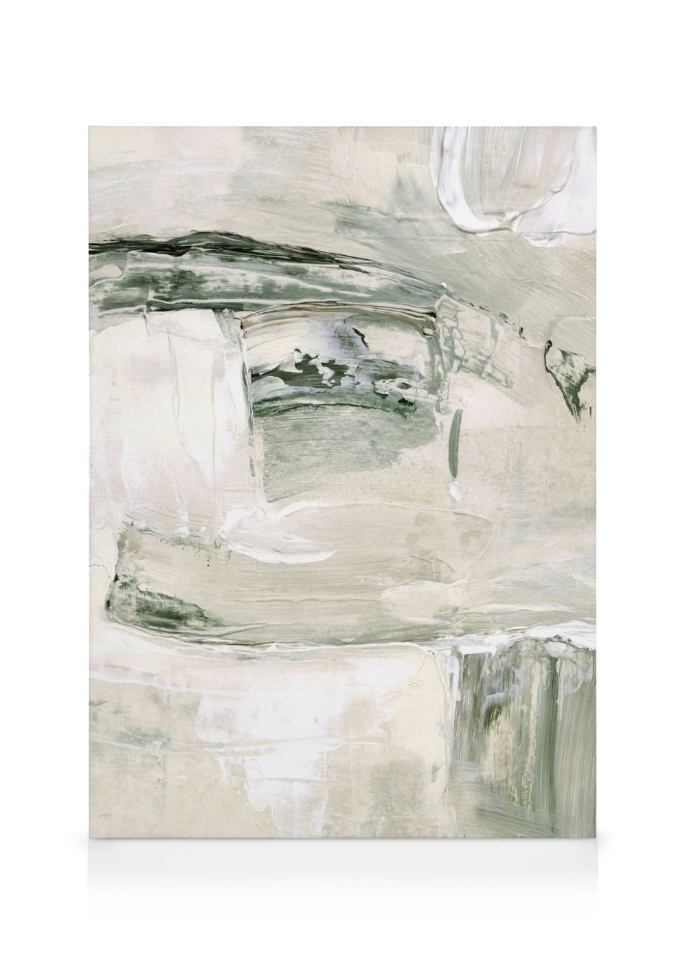 Soft Green Abstract Canvas print