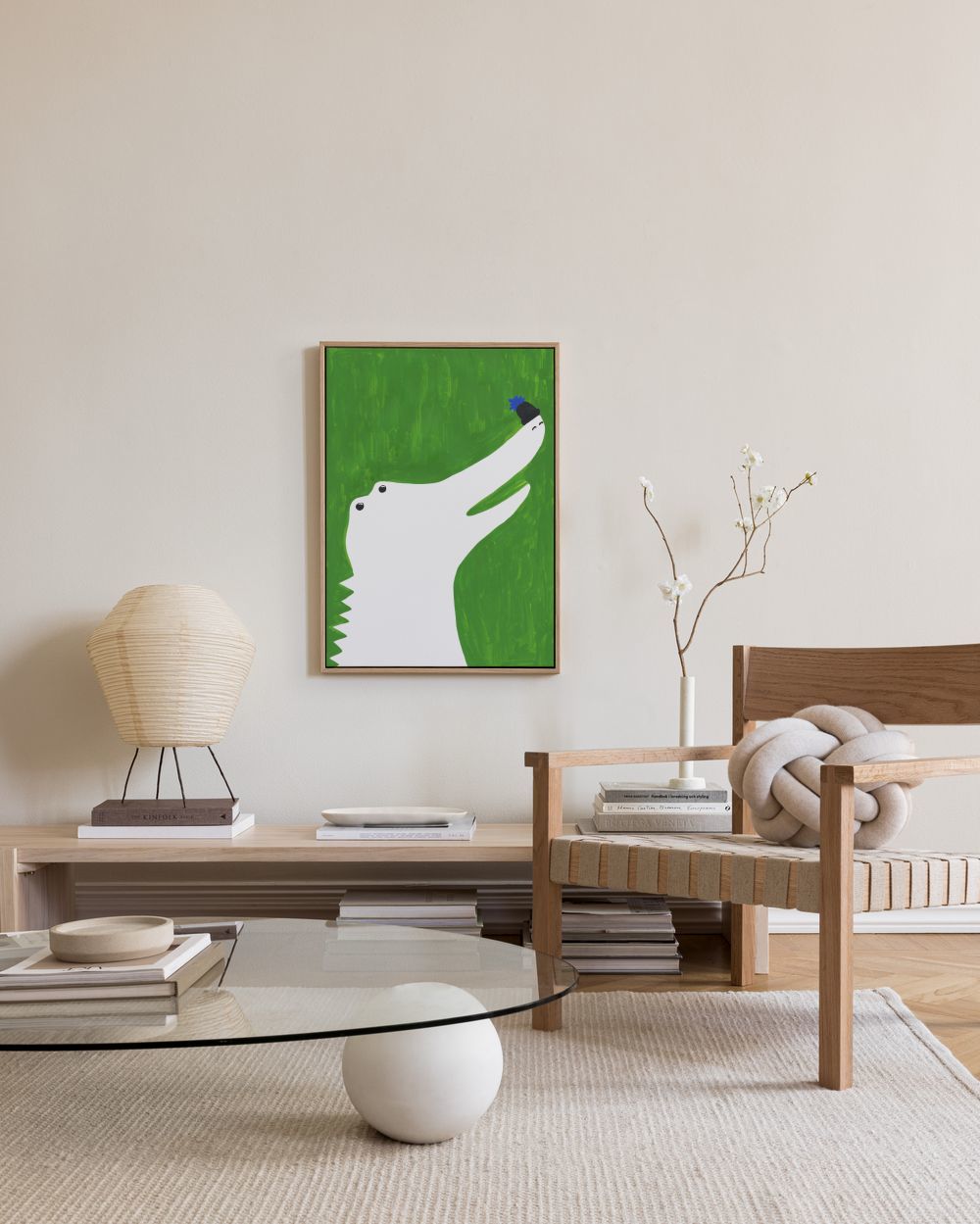 The Croc Canvas print