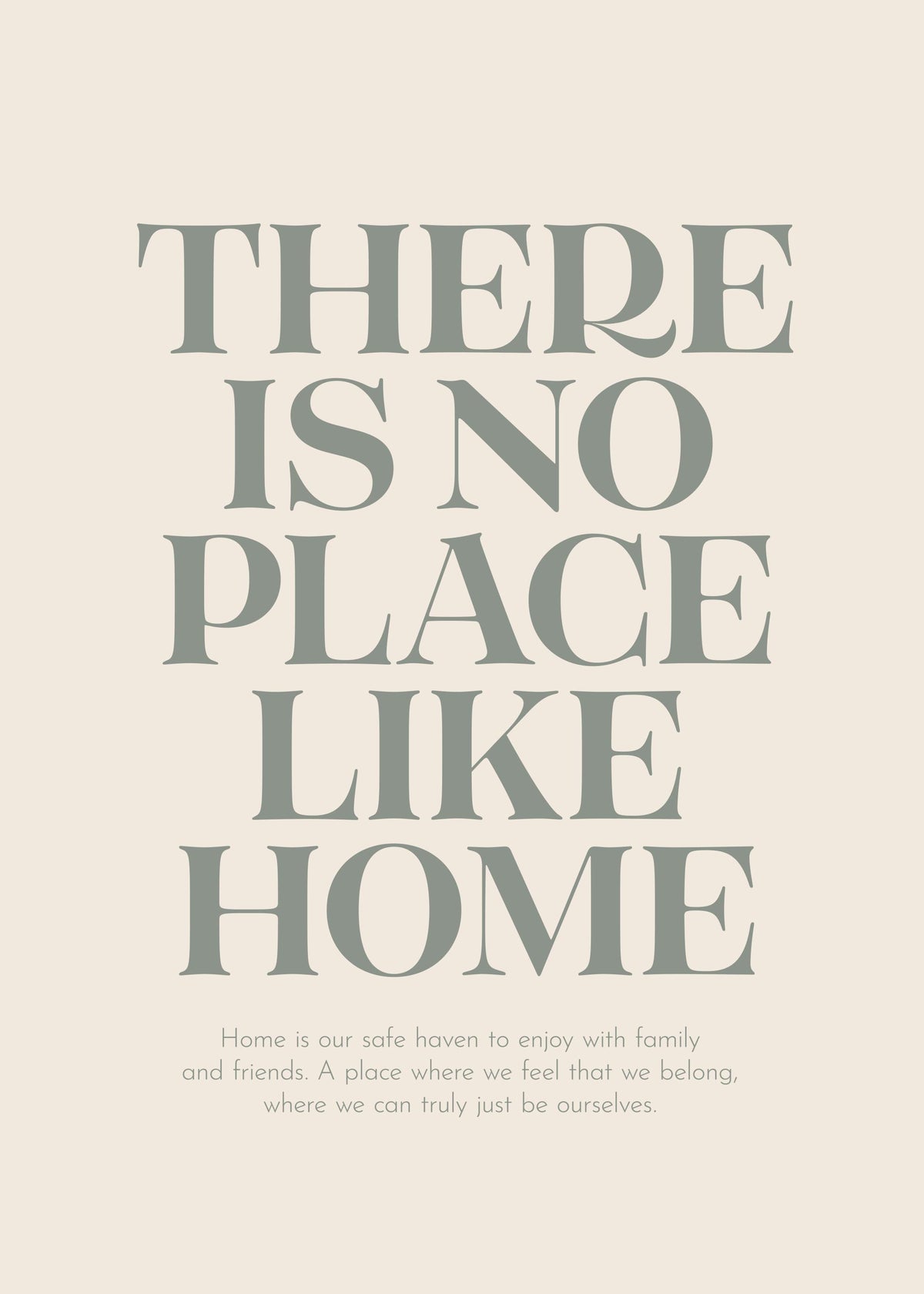 No Place Like Home Print