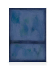 Division in Blue Canvas print