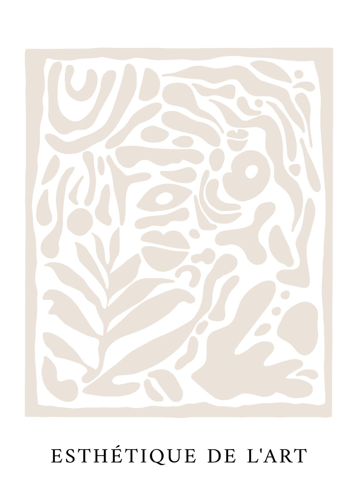 Esthétique de L'art Print