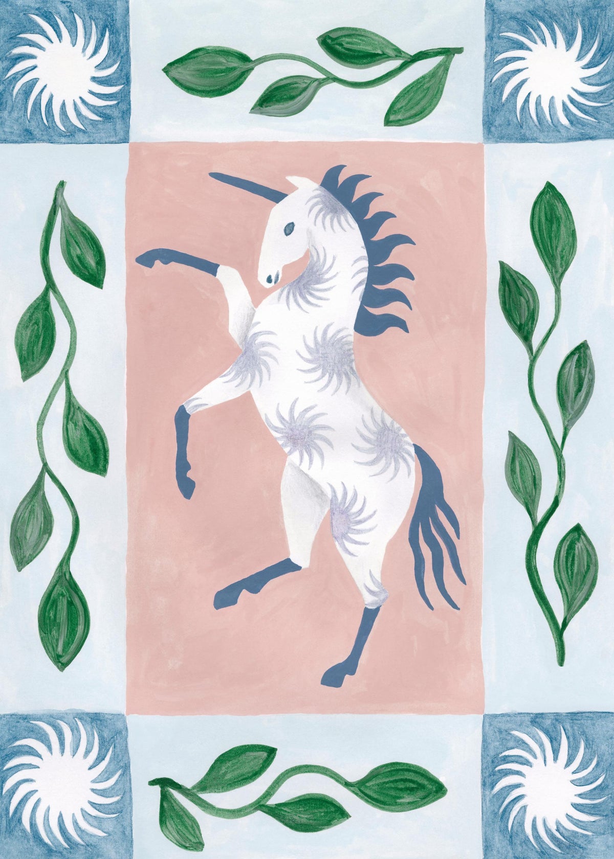 Unicorn Dancing Print