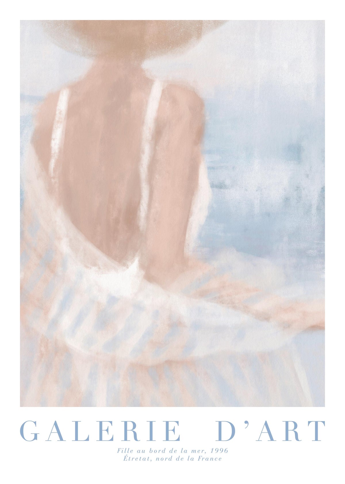 Girl by the Sea Print