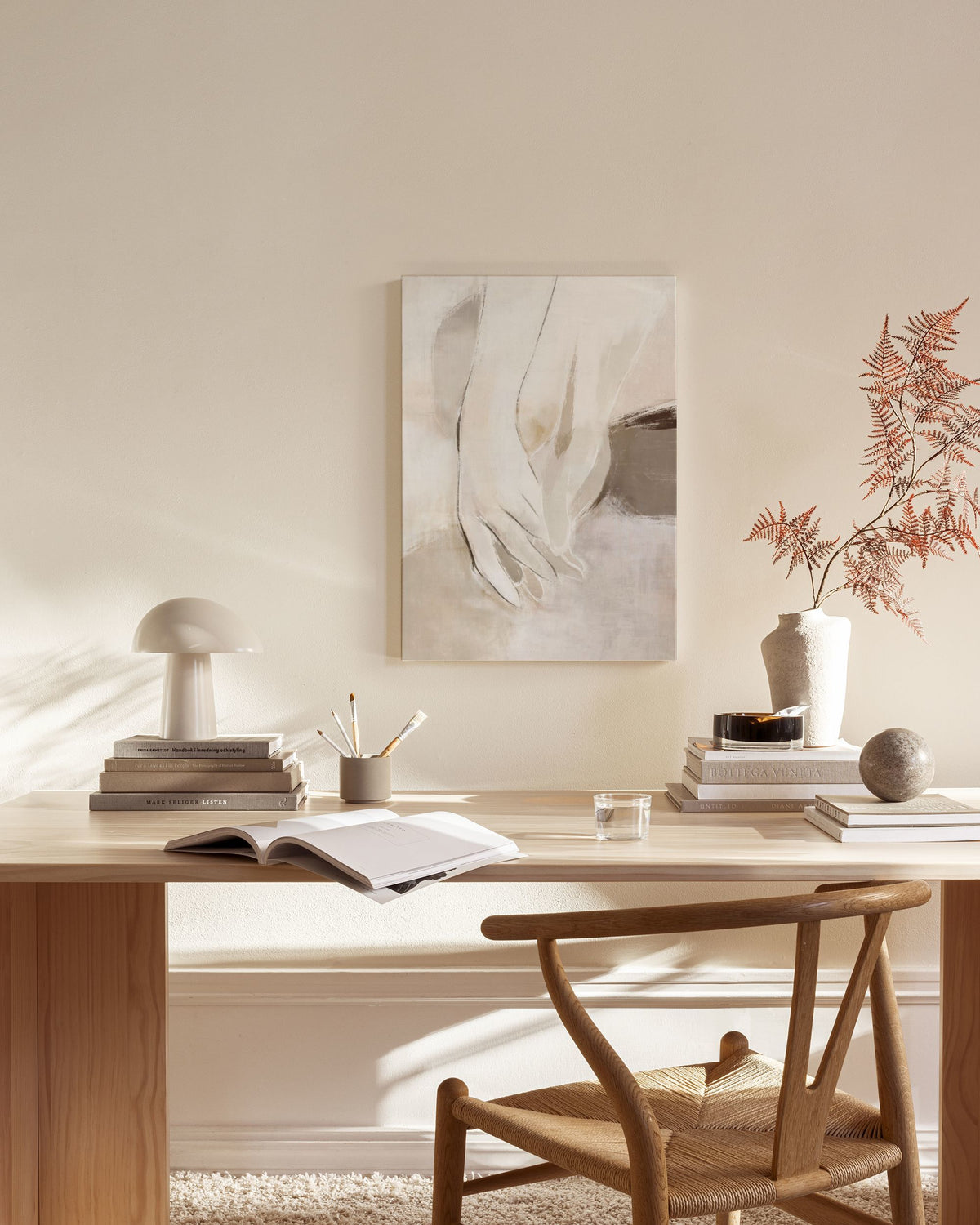 Soft Hands Canvas print
