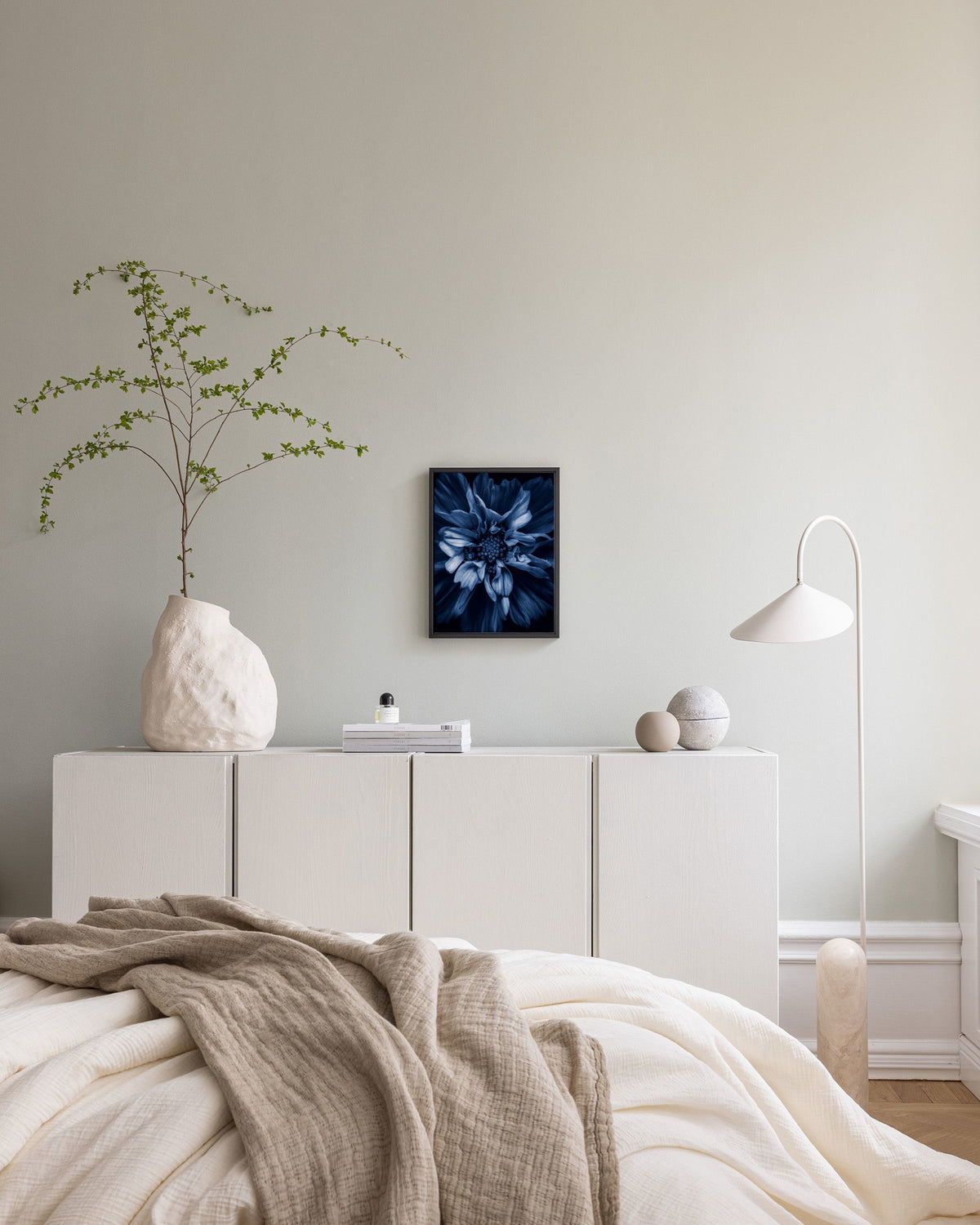 Blue Anemone Canvas print
