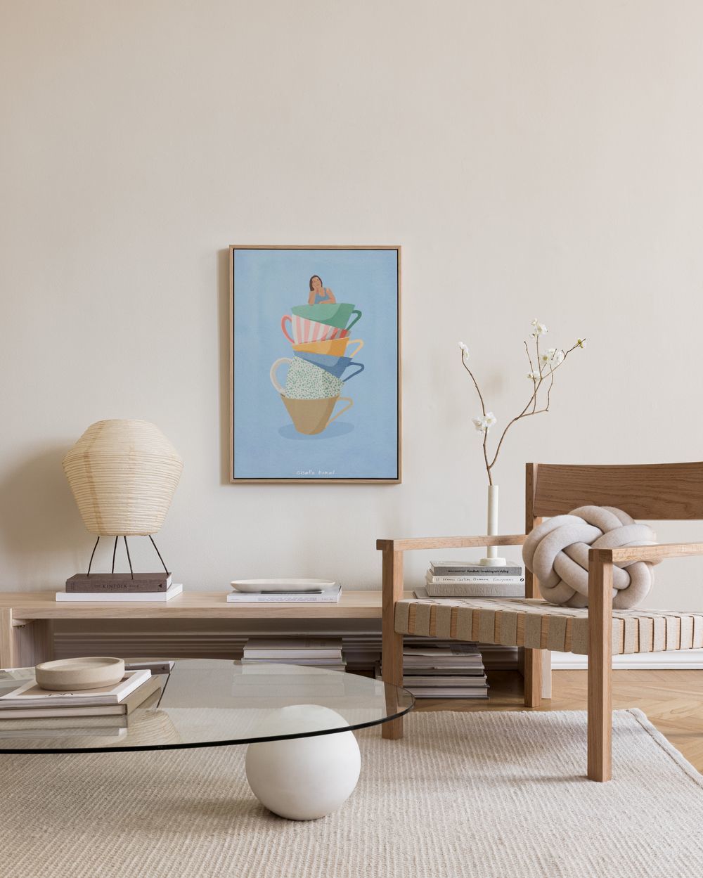 Giselle Dekel - Longing for Coffee Canvas print