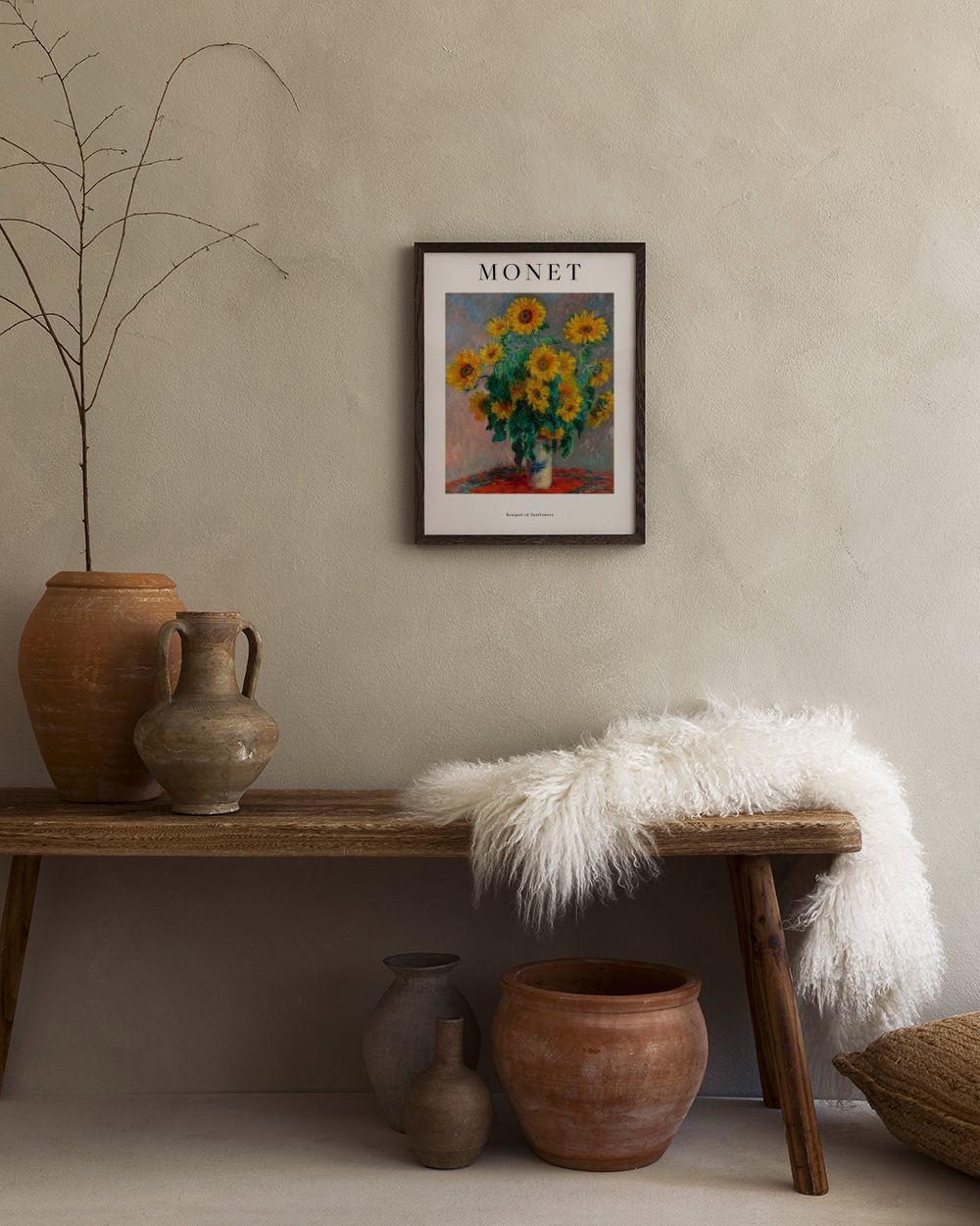 Monet - Bouquet of Sunflowers Print