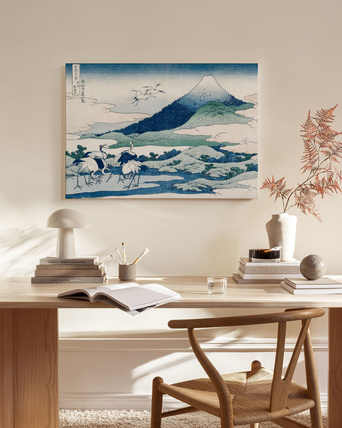 Hokusai - Umezawa Manor in Sagami Province Canvas print