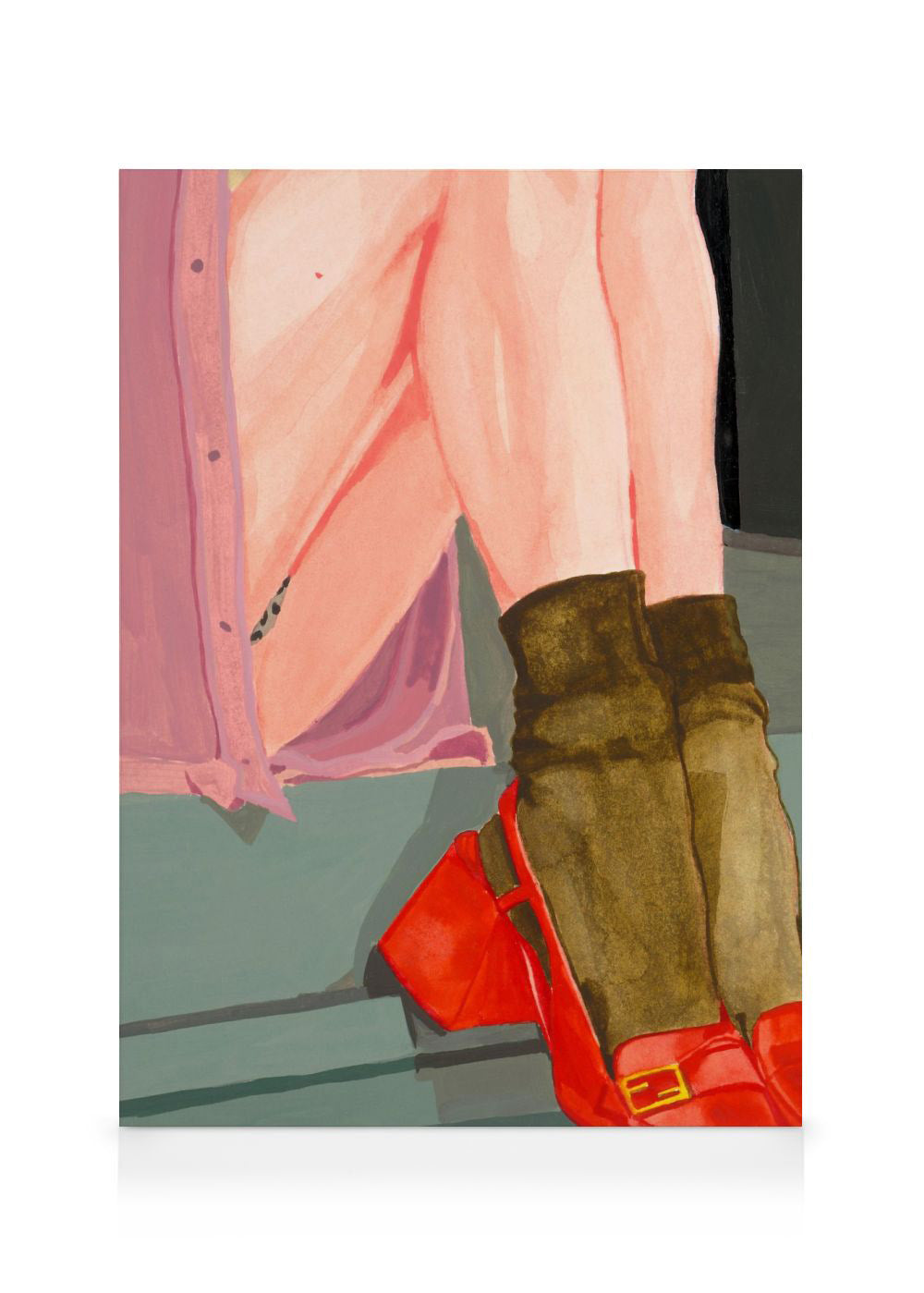 Sophia Novosel - The Waiting Girl Canvas print