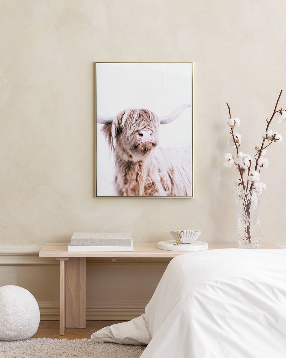 Highland Cattle Portrait Print