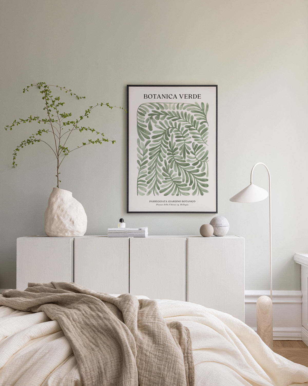 Botanica Verde Canvas print