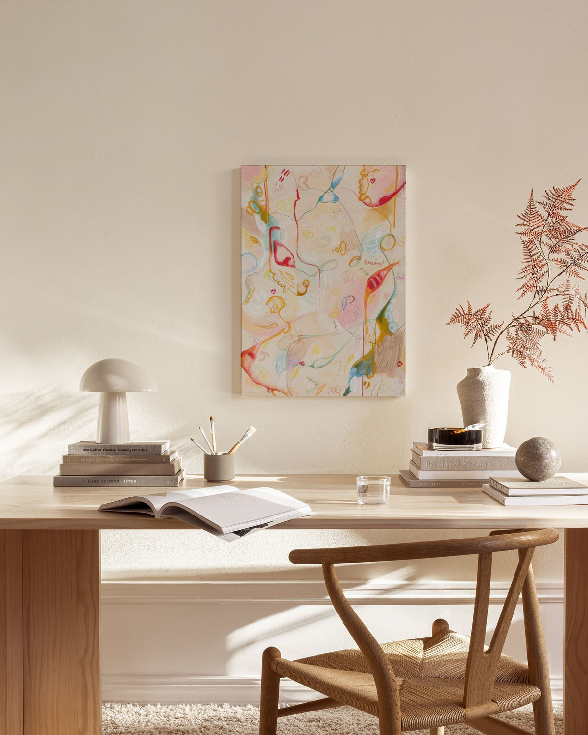 Plot Twist Canvas print