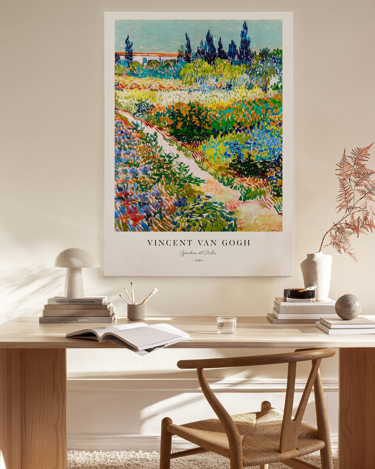 Van Gogh - Garden at Arles Canvas print