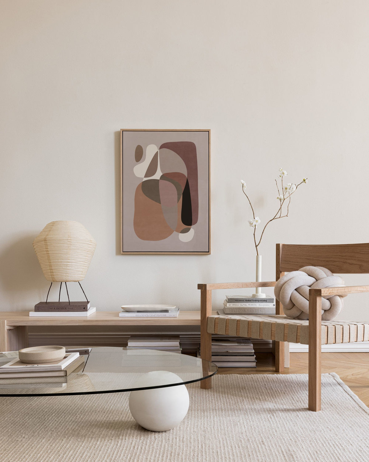 Curvy Forms Canvas print