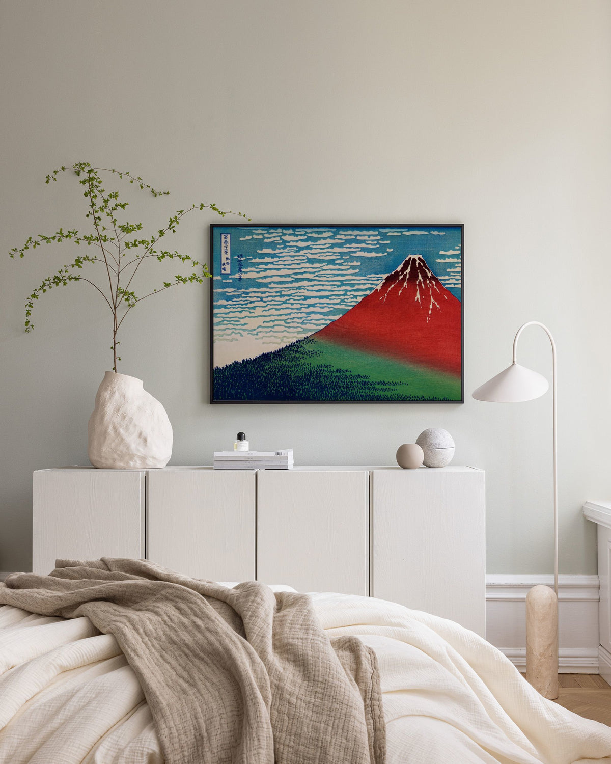 Katsushika Hokusai - South Wind, Clear Sky Canvas print
