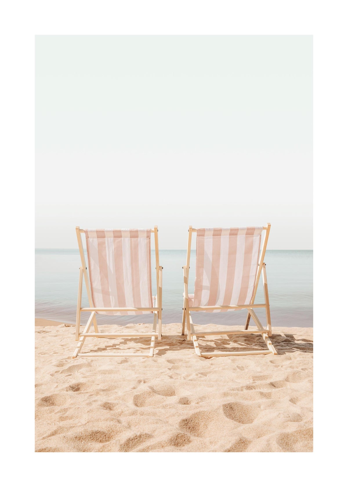 Pair of Sunbeds Print