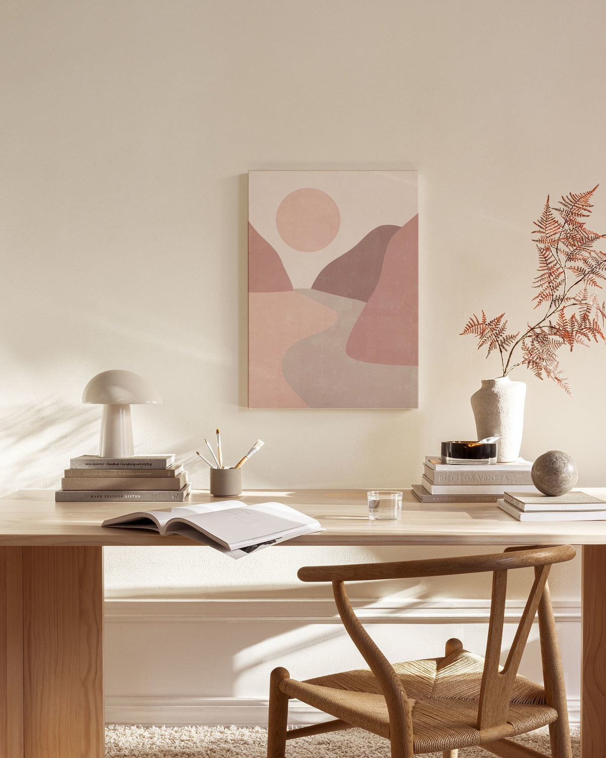 Graphic Landscape No1 Canvas print
