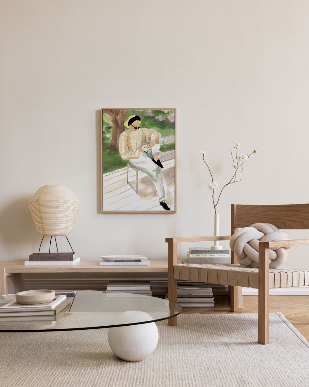 Laura Page - Sagittarius Reading Canvas print