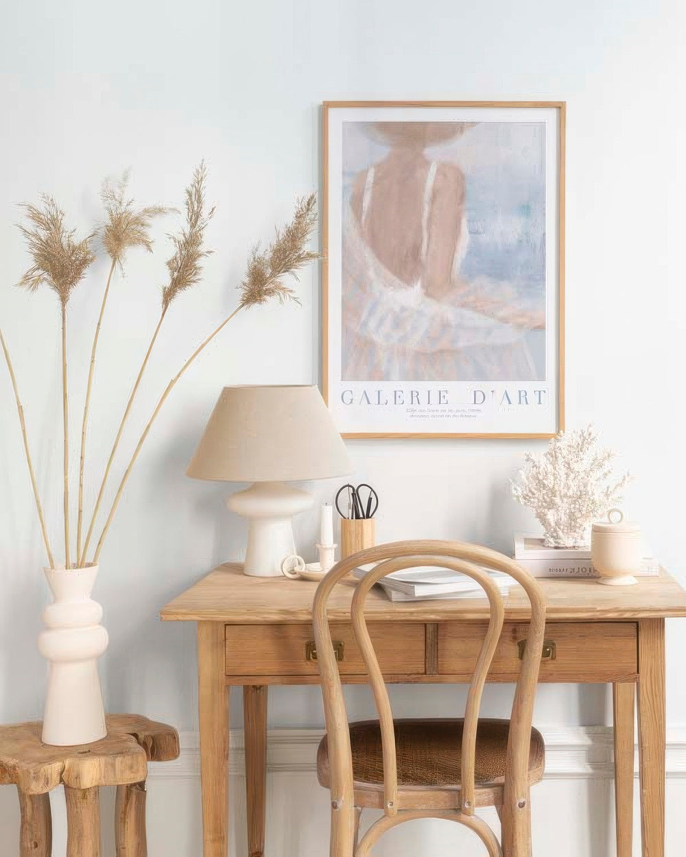 Girl by the Sea Print