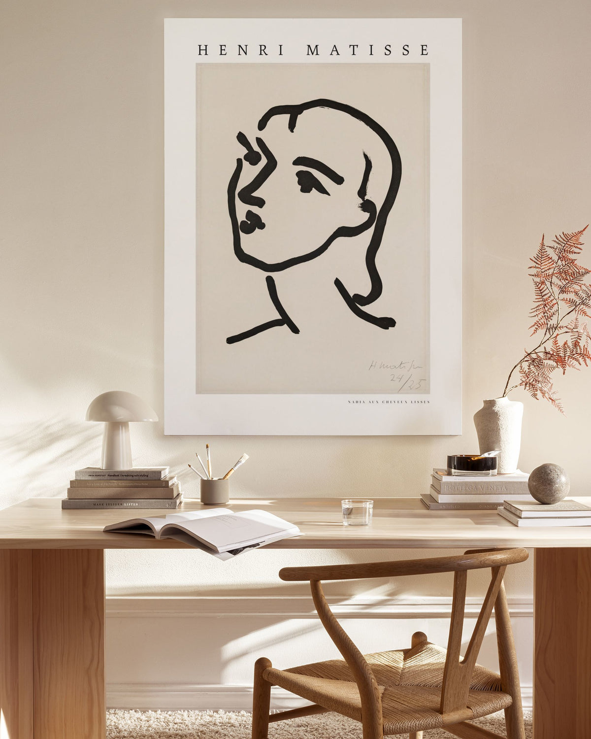 Matisse - Nadia Aux Cheveux Lisses Canvas print