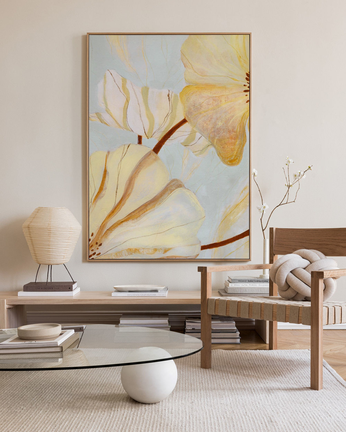 Abstract Blossoms Canvas print