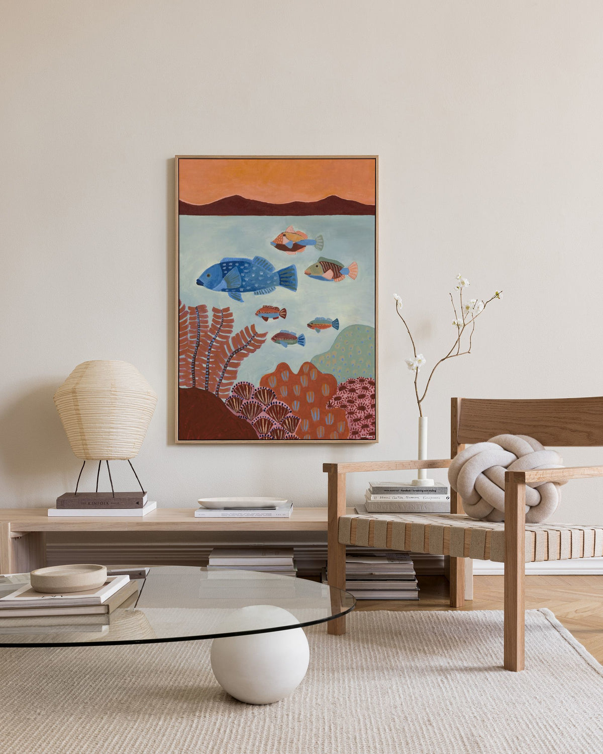 Karina Jambrak - A Swim in the Ocean Canvas print
