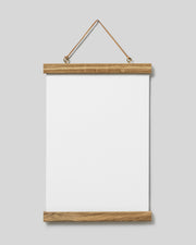Poster hanger oak 22 cm, magnet fastener