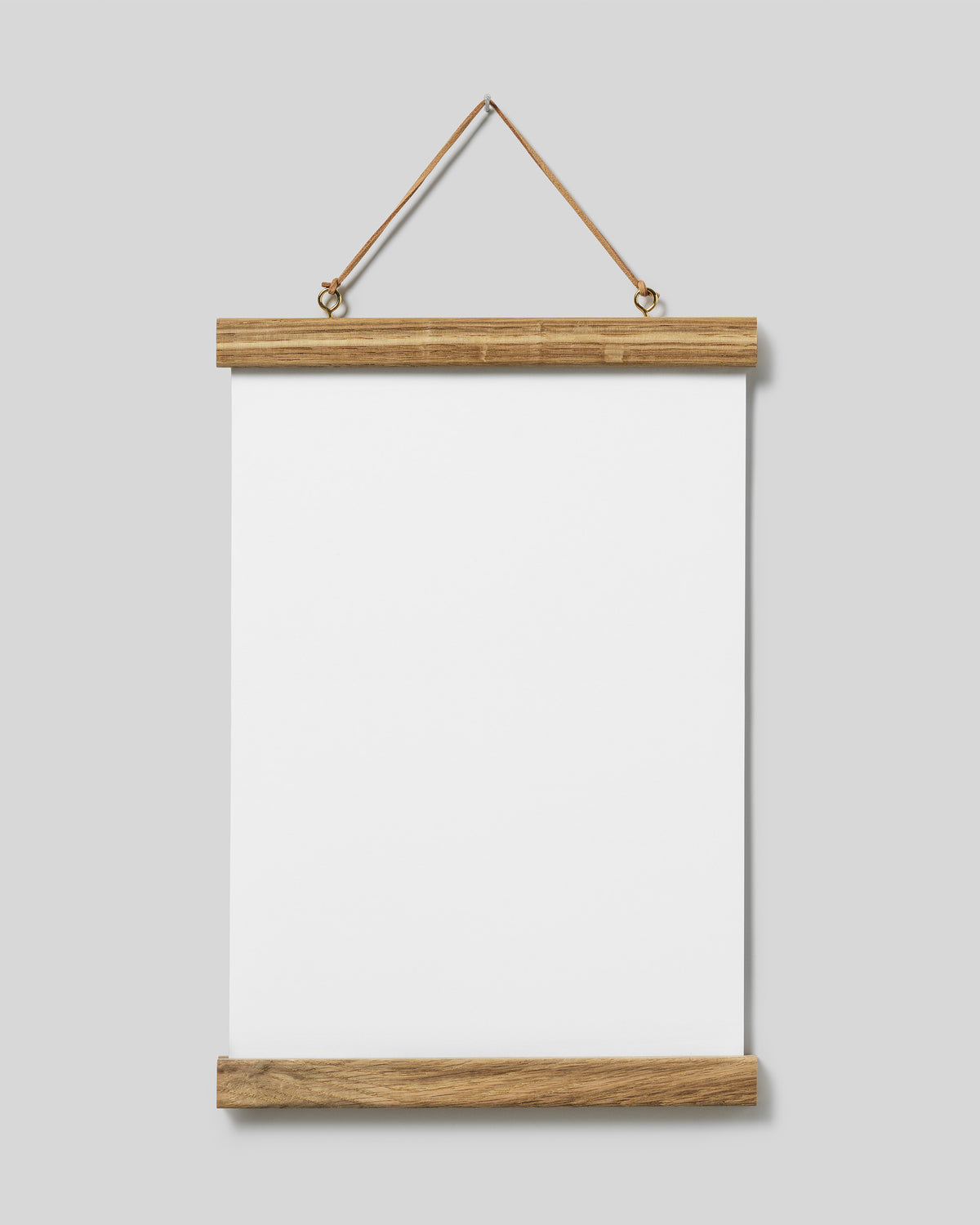 Poster hanger oak 22 cm, magnet fastener