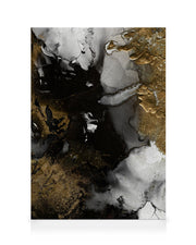 Black & Gold Canvas print