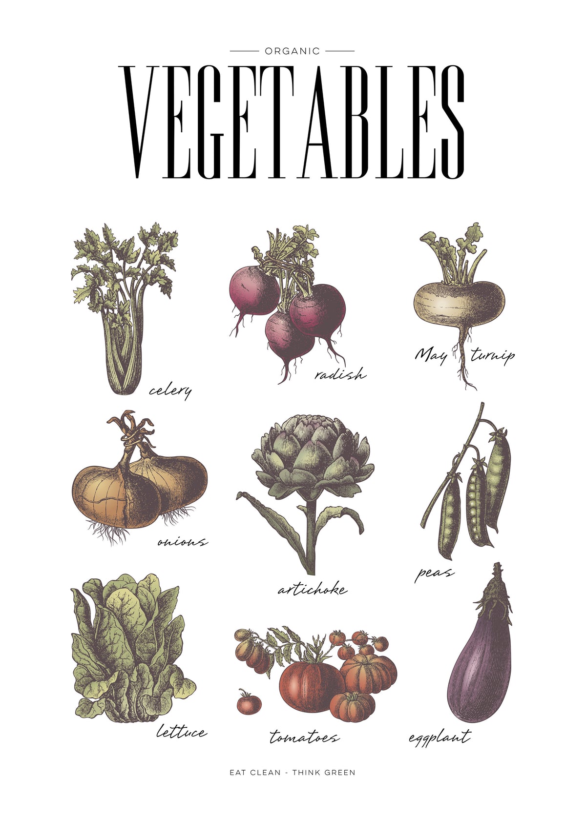 Vegetables, Affiche