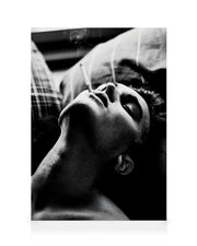 Smoking In Bed Canvas print
