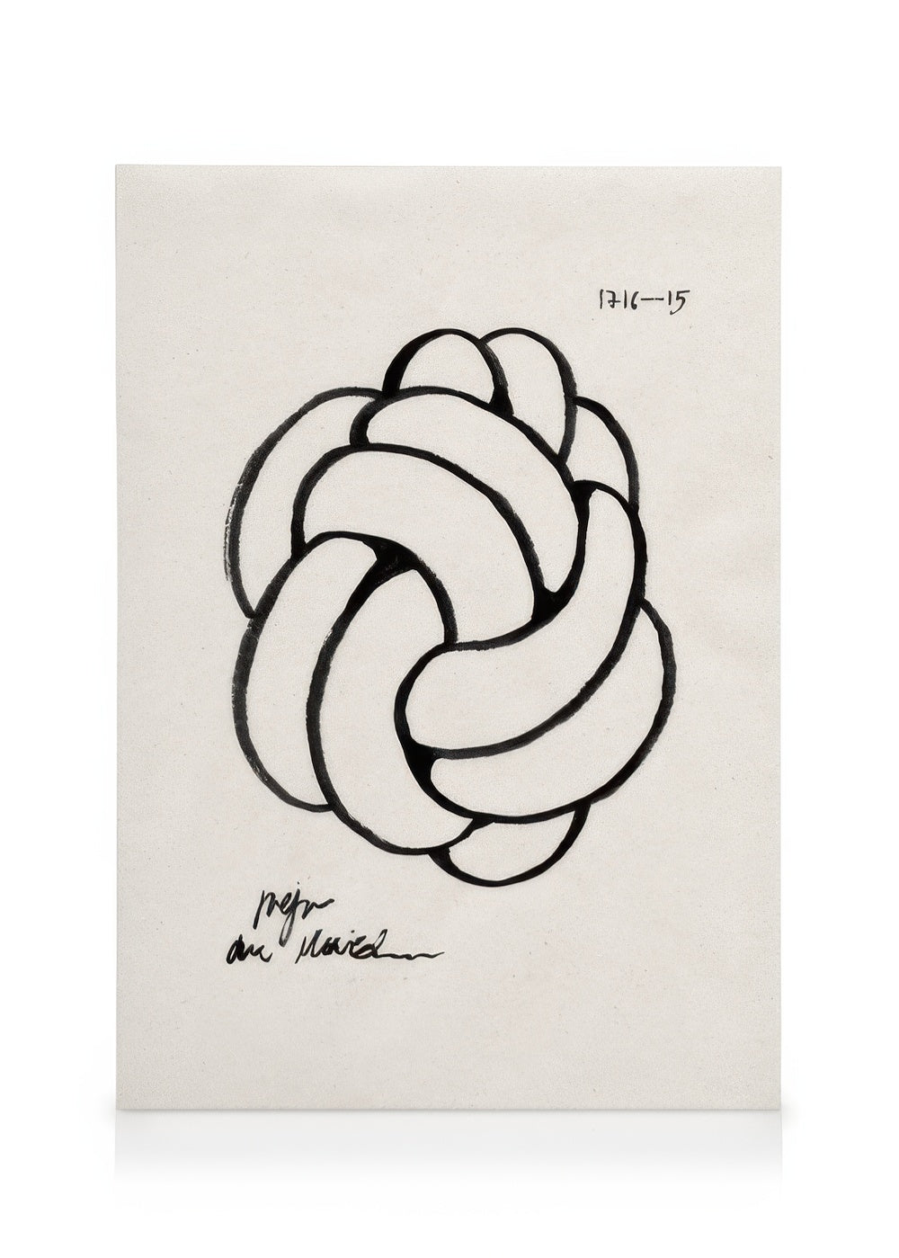 Knot Sketch Canvas print