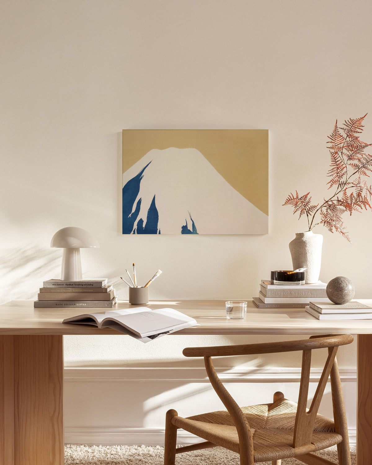 Kamisaka Sekka - Mount Fuji from Momoyogusa Canvas print