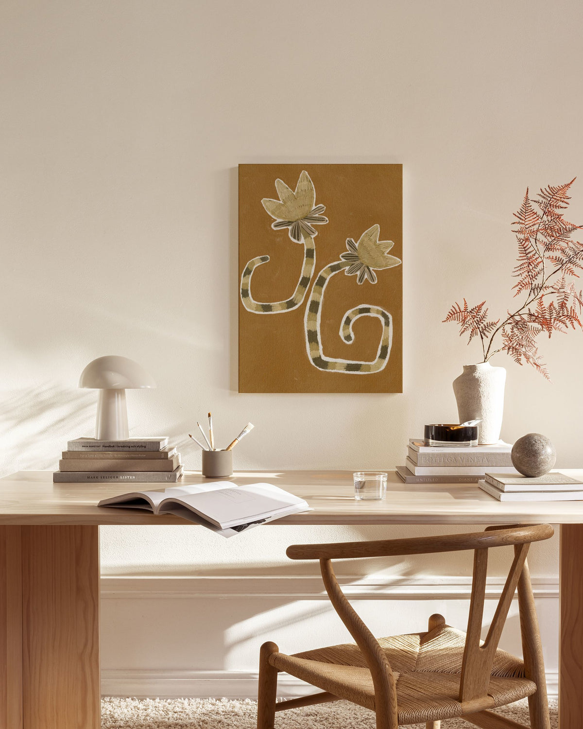 Shatha Al Dafai - Delicate Bloom 8 Canvas print