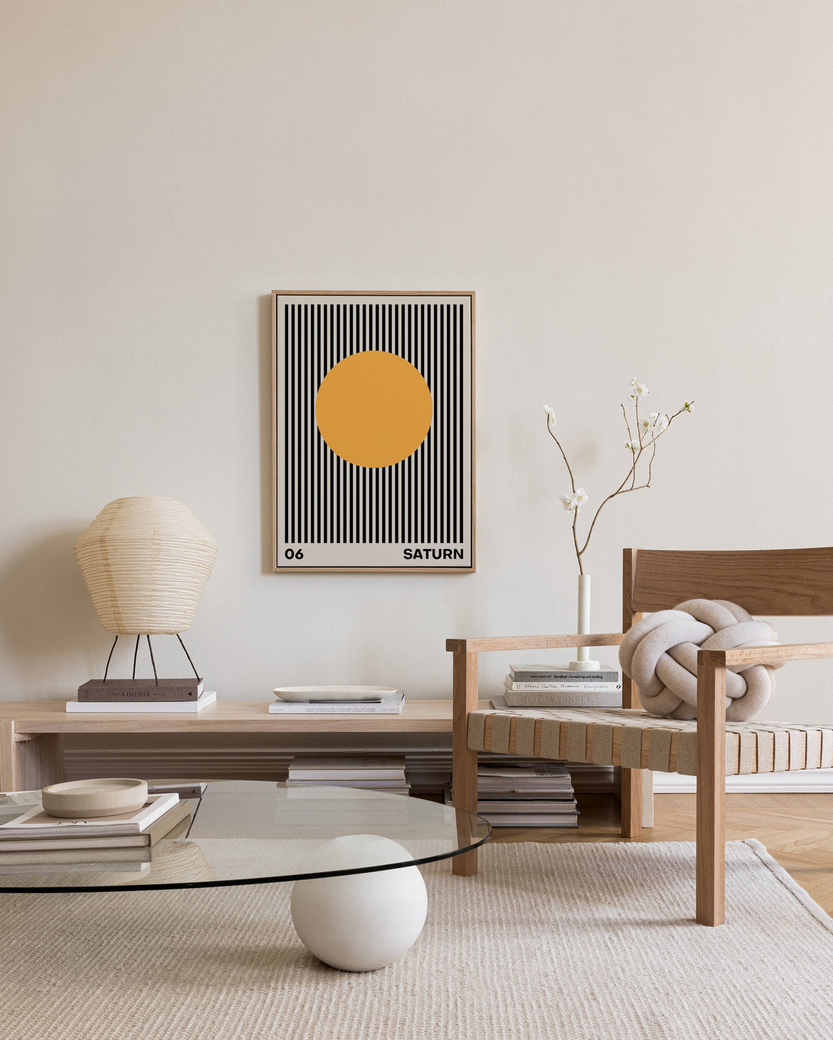 Saturn Space Canvas print