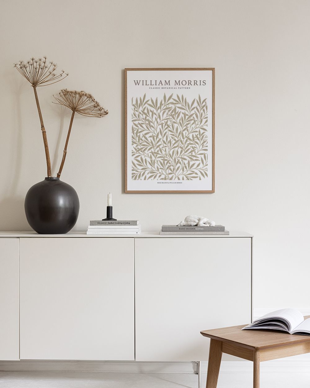 William Morris - Beige Branch Print